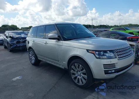 2014 Land Rover Range Rover 5.0L V8 Supercharged/5.0L V8 Supercharged Ebony Edition из США, поврежденный, VIN SALGS2EF3EA141365